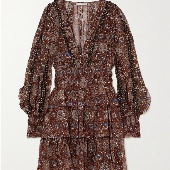 NWT- Ulla Johnson Brisa Ruffle Dress - Picture 9 of 9